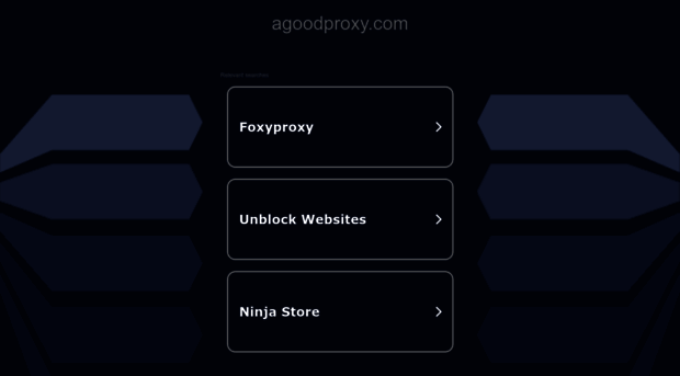 agoodproxy.com