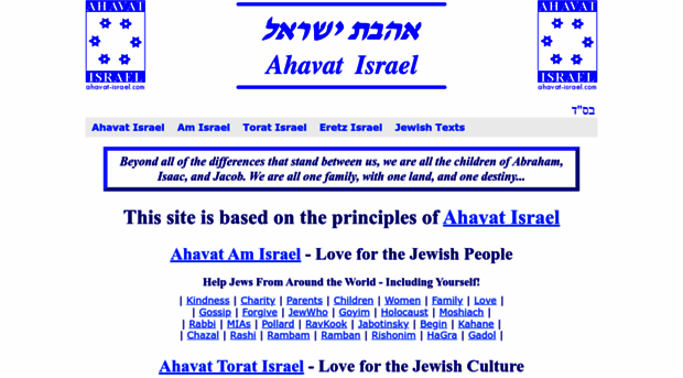 ahavat-israel.com