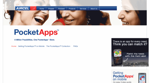 aircelpocketapps.com