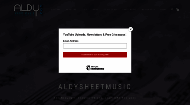 aldysheetmusic.com