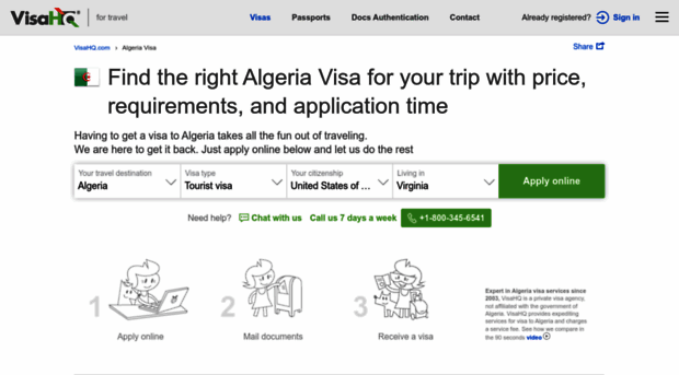 algeria.visahq.com
