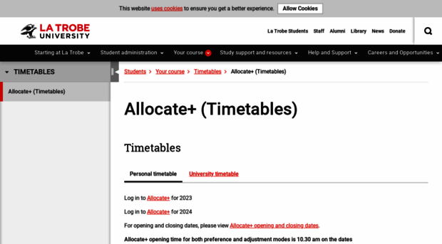 allocate.latrobe.edu.au