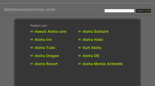 alohaneonymous.com