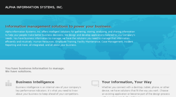 alphainformationsystems.com