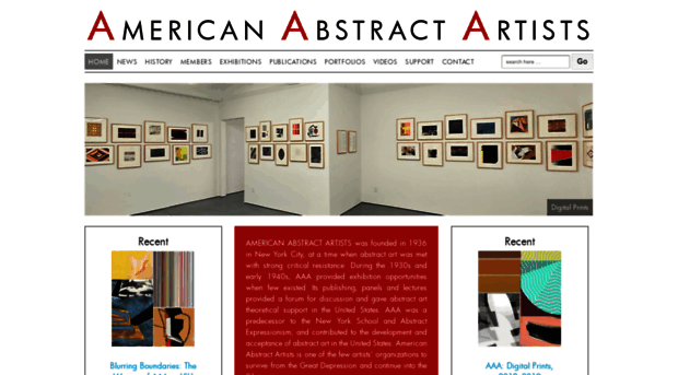 americanabstractartists.org