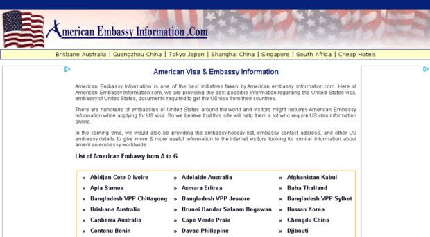 americanembassyinformation.com