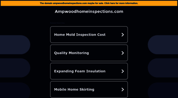 ampwoodhomeinspections.com