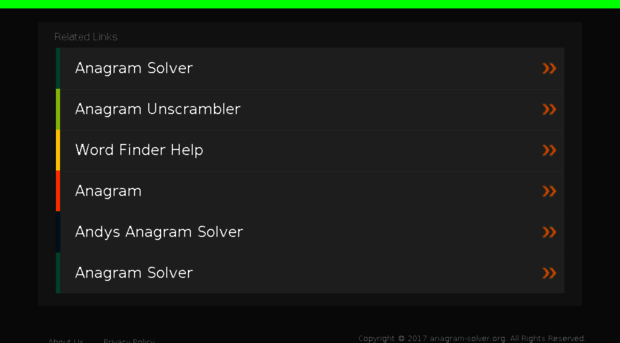 anagram-solver.org