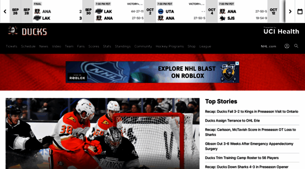 anaheimducks.com