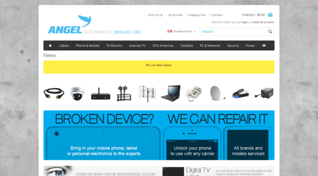 angelelectronicsshop.com