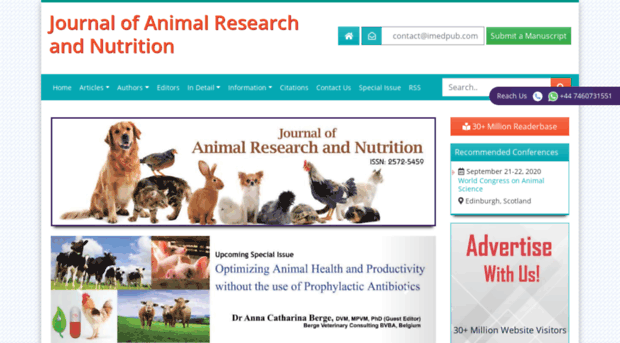 animalnutrition.imedpub.com