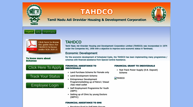 application.tahdco.com