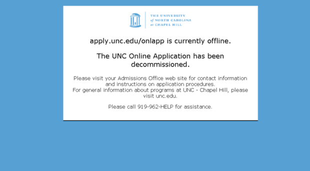 apply.unc.edu