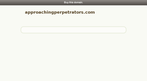 approachingperpetrators.com