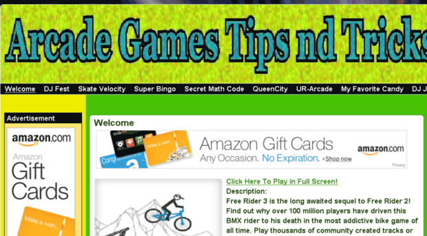 arcadegamestipsndtricks.com