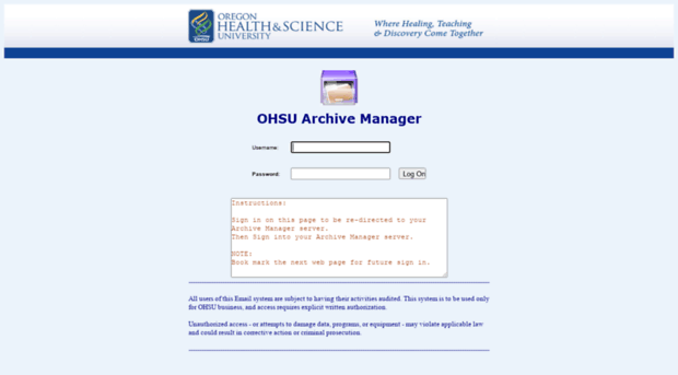 archive.ohsu.edu