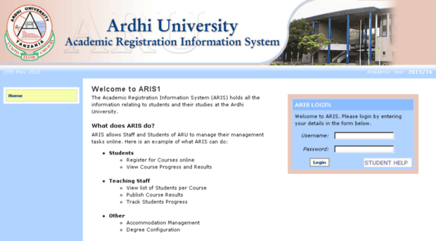 aris1.aru.ac.tz