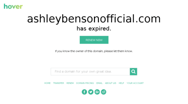 ashleybensonofficial.com