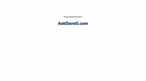 askdaveg.com