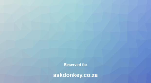 askdonkey.co.za