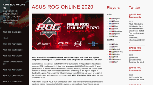 asusrogtournament.com