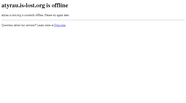 atyrau.is-lost.org