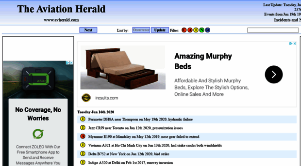 avherald.com