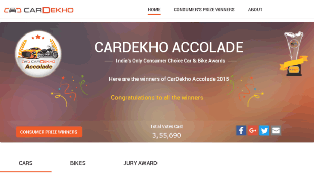 awards.cardekho.com