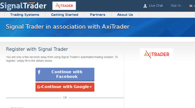 axitrader.signaltrader.com