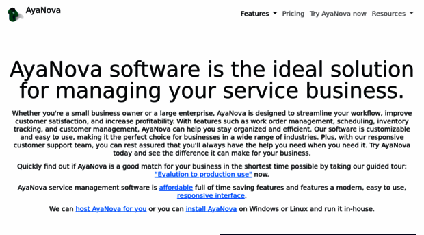 ayanova.com