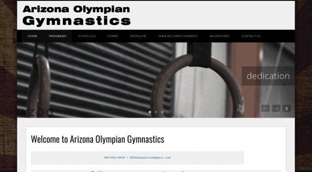 azolympiangymnastics.com
