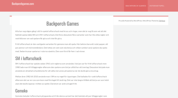 backporchgames.com