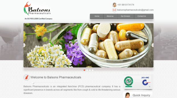 balsonspharmaceuticals.com