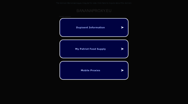 bananaproxy.eu
