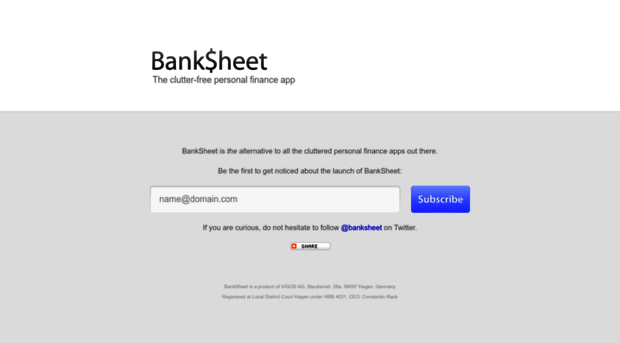 banksheet.com