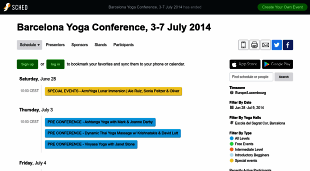 barcelonayogaconference2014.sched.org