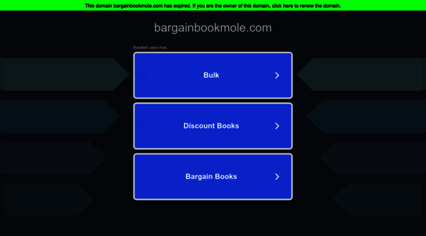 bargainbookmole.com