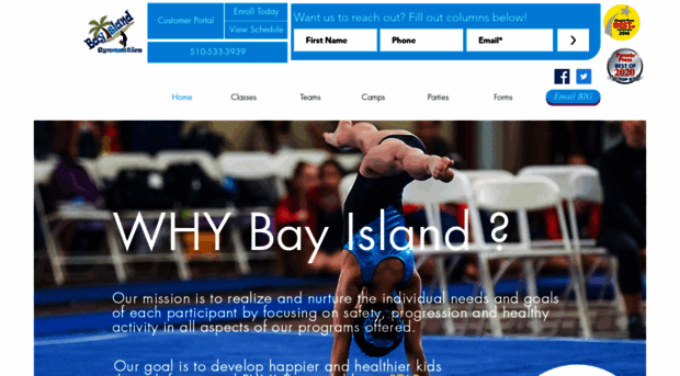 bayislandgymnastics.com