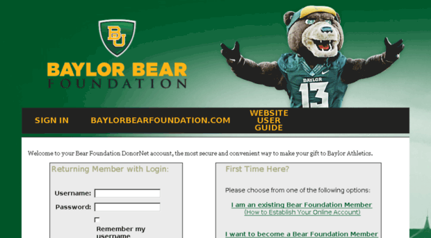 baylor.donornetpac.com