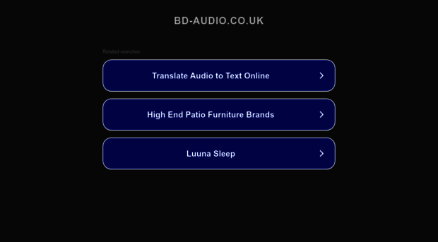 bd-audio.co.uk