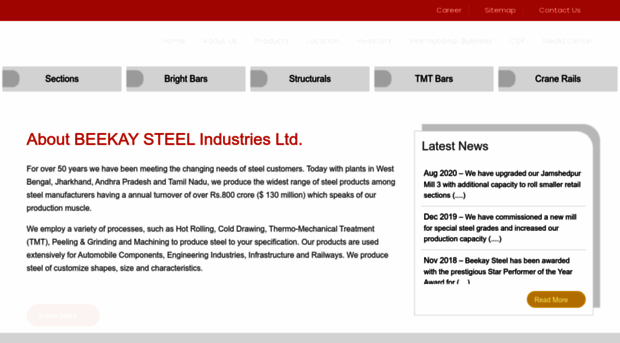 beekaysteel.com