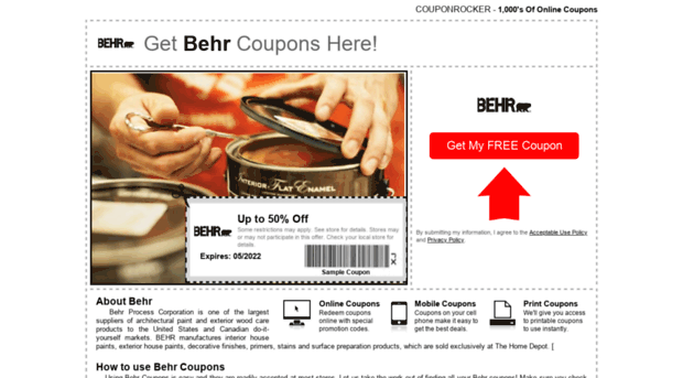 behr.couponrocker.com