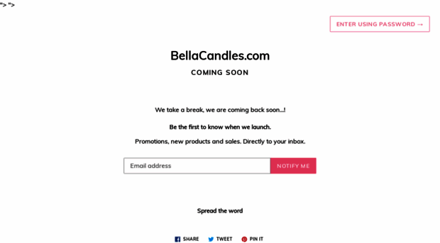 bellacandles.com