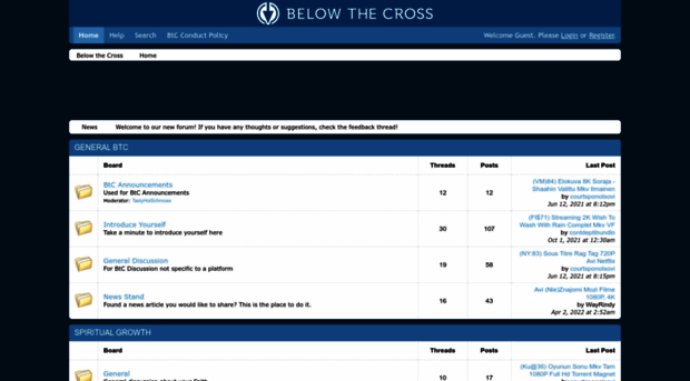 belowthecross.freeforums.net