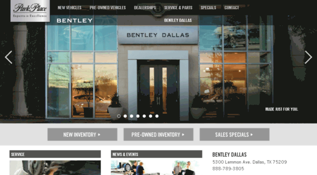 bentleydallas.parkplace.com