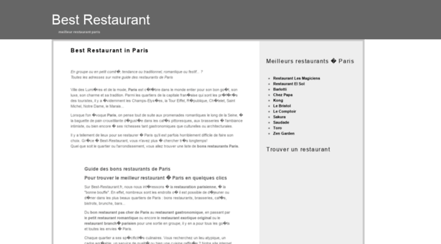 best-restaurant.fr