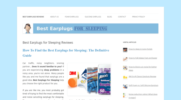 bestearplugsforsleeping.net