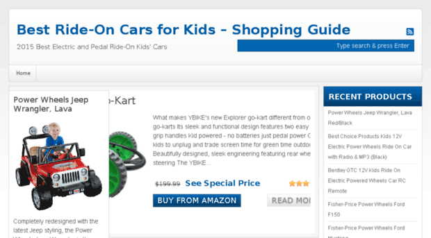 bestelectricrideoncarsforkids.the-shopping-guide.info