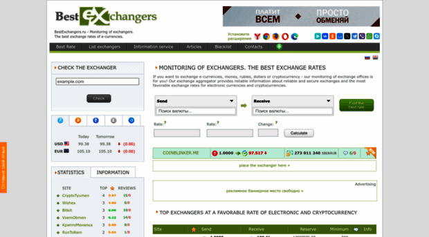 bestexchangers.ru
