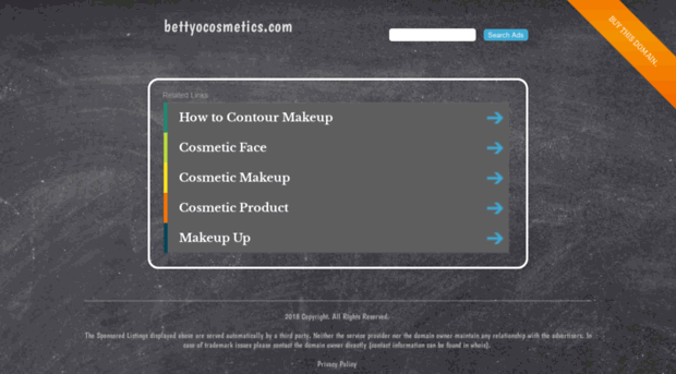 bettyocosmetics.com